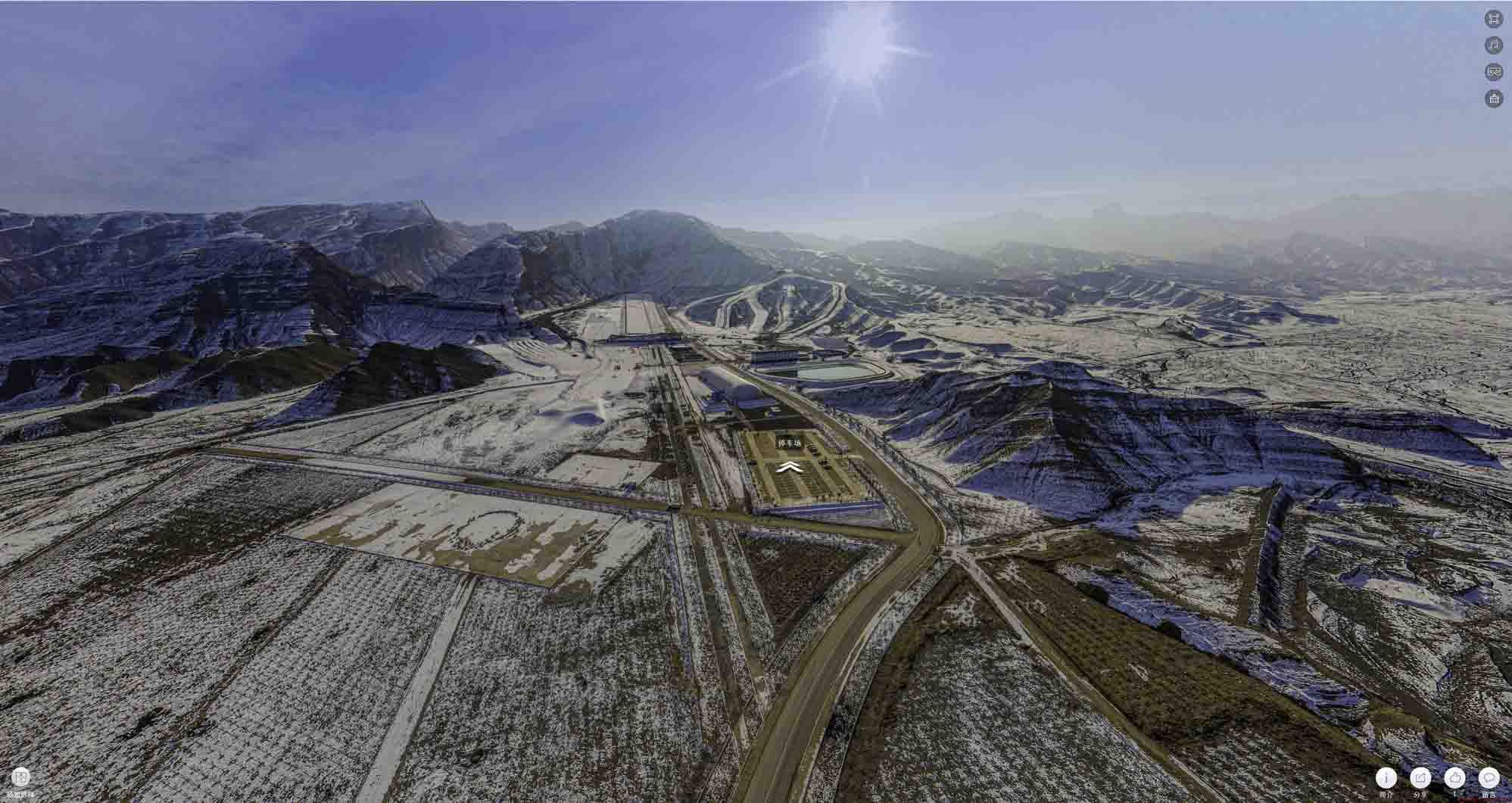 矿区720全景技术：开启全方位视觉新纪元——在手绘地图中的应用探索